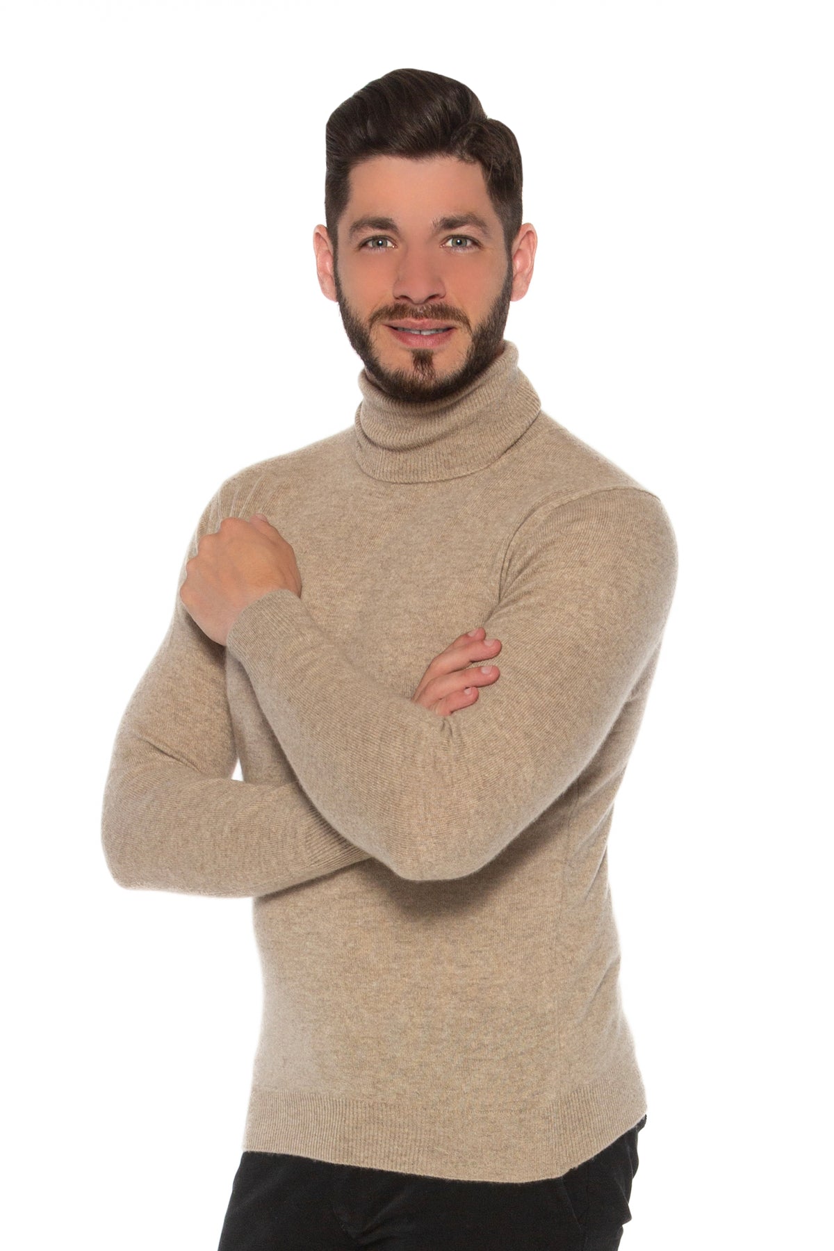 Kaschmir-Rollkragenpullover David
