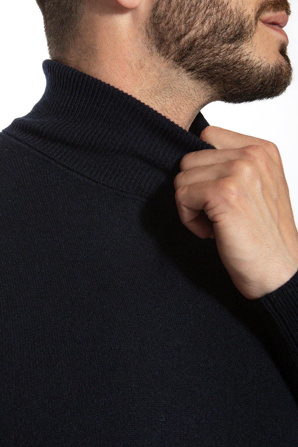 Kaschmir-Rollkragenpullover David