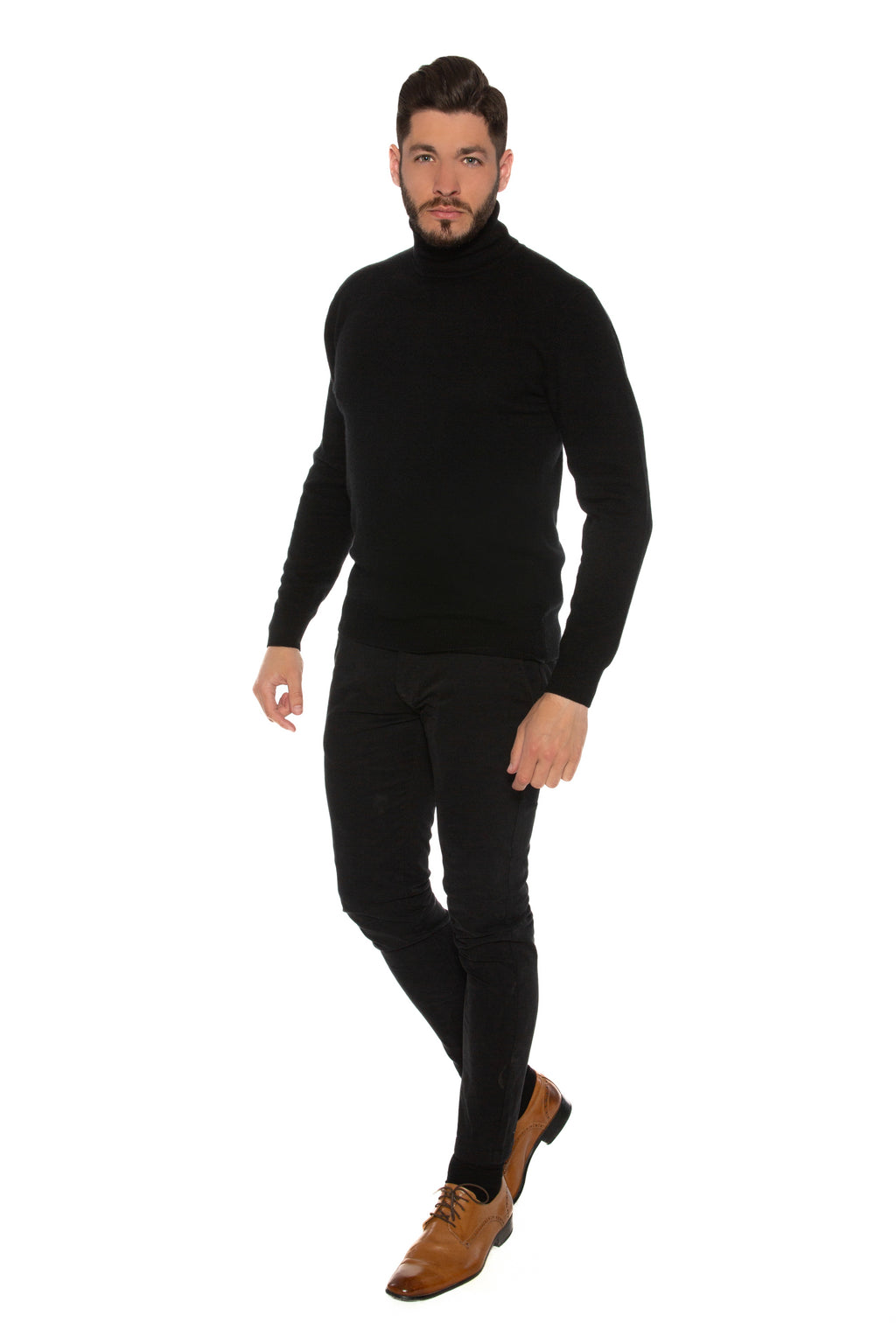 Kaschmir-Rollkragenpullover David