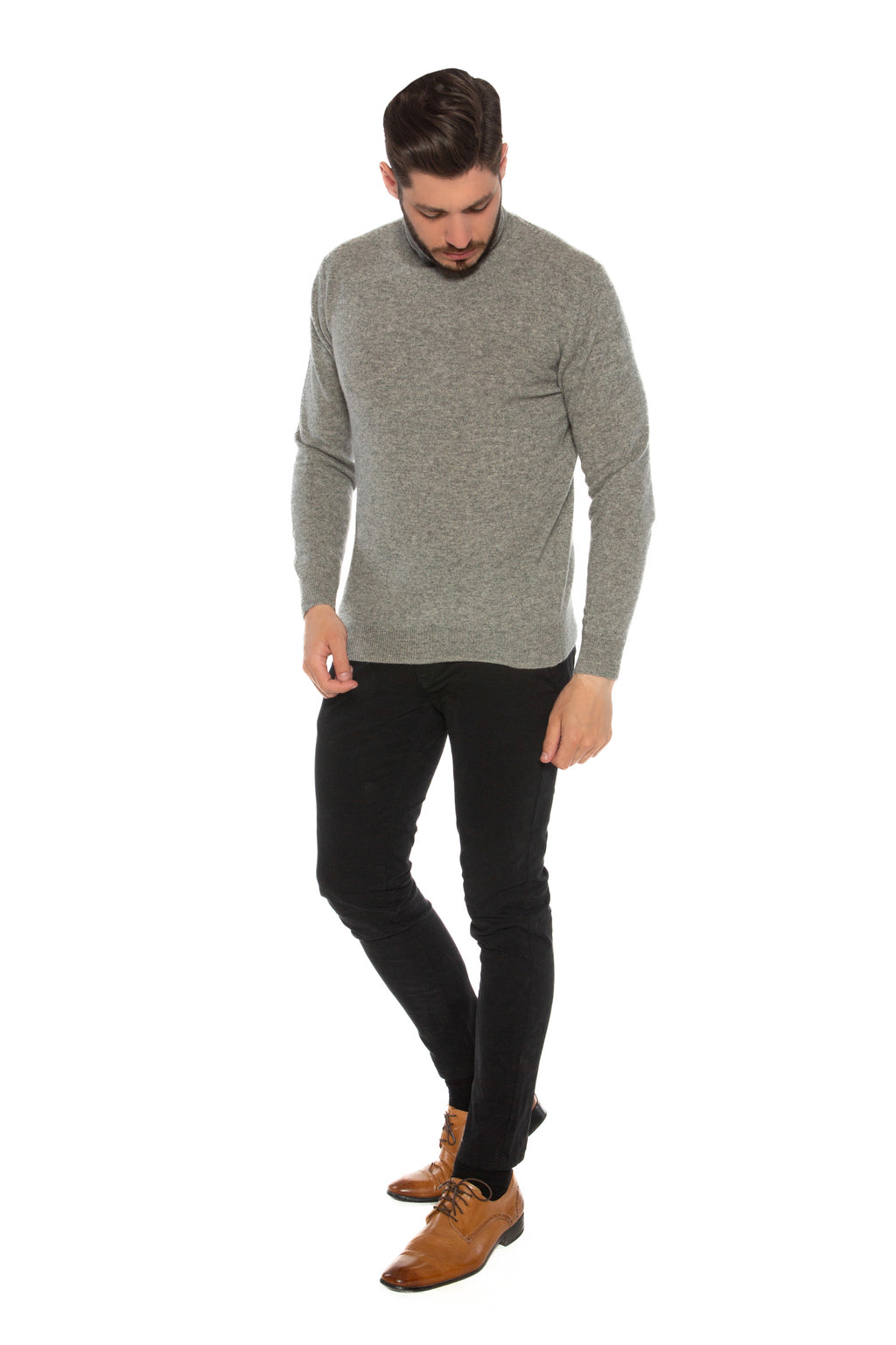 Kaschmir-Rollkragenpullover David