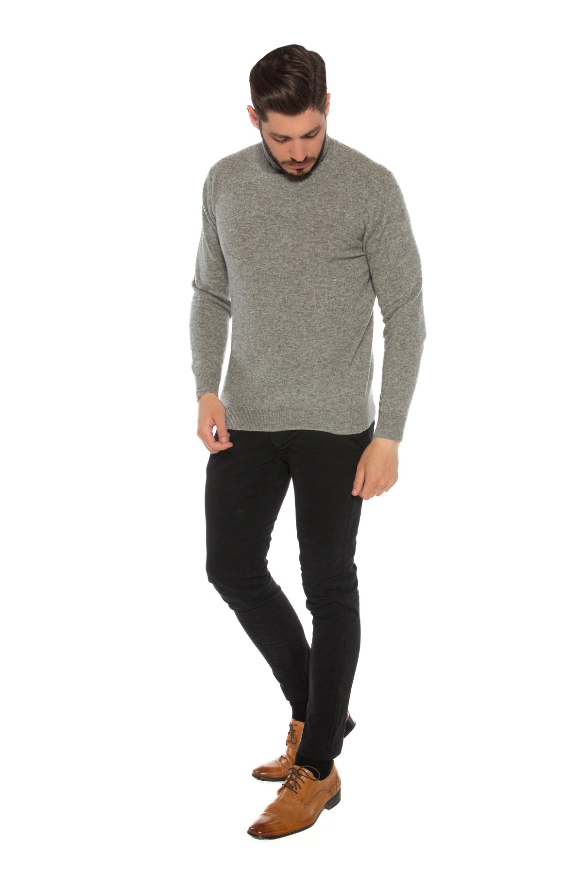 Kaschmir-Rollkragenpullover David