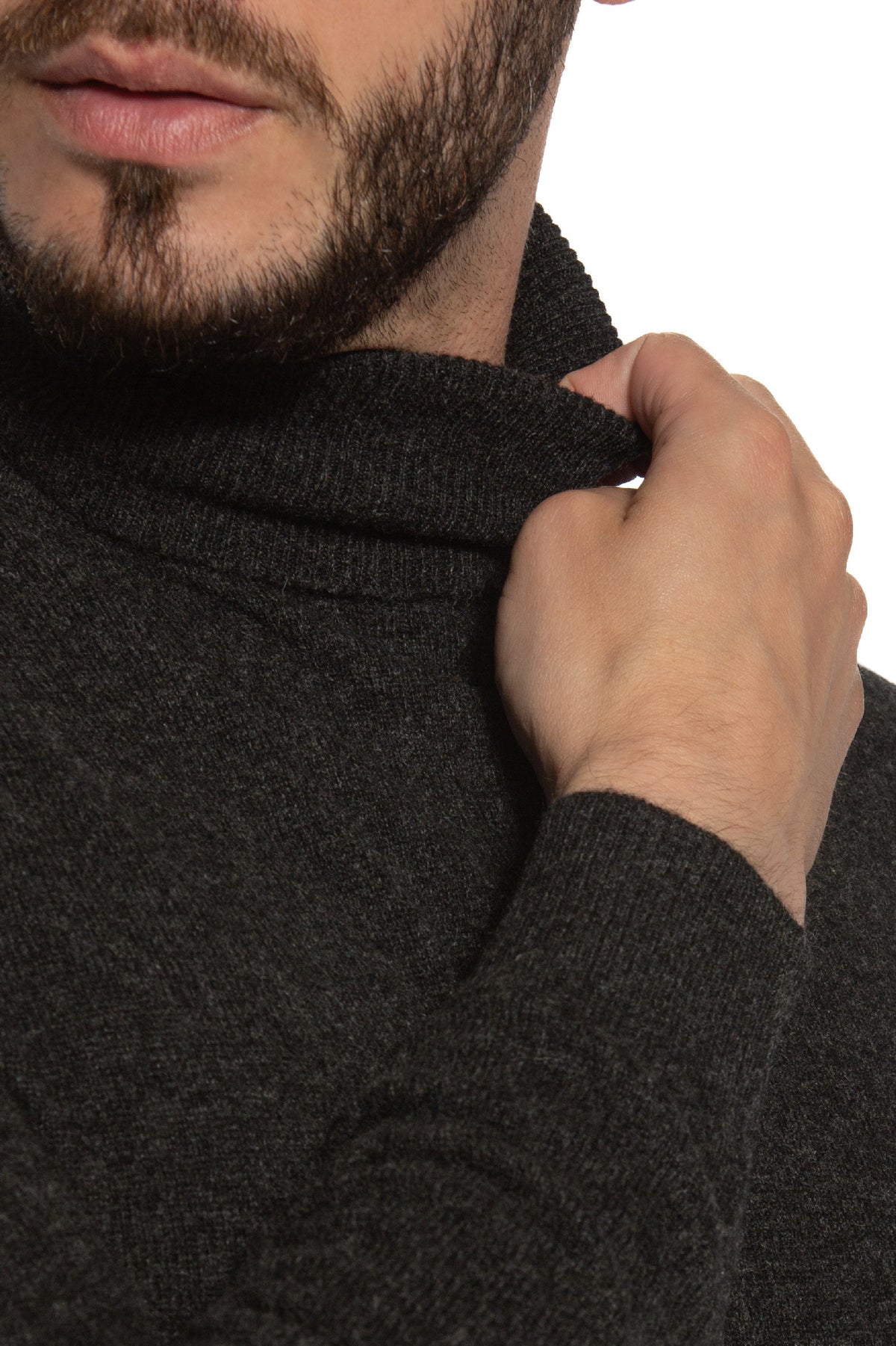 Kaschmir-Rollkragenpullover David