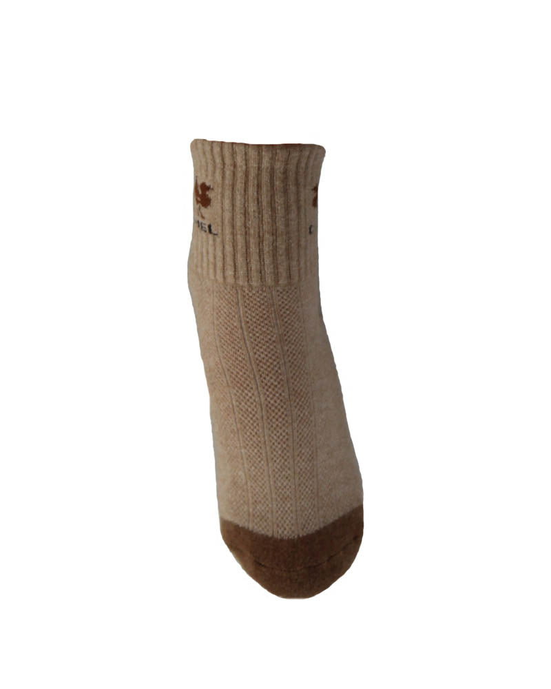 Socken aus Kamelwolle Beige