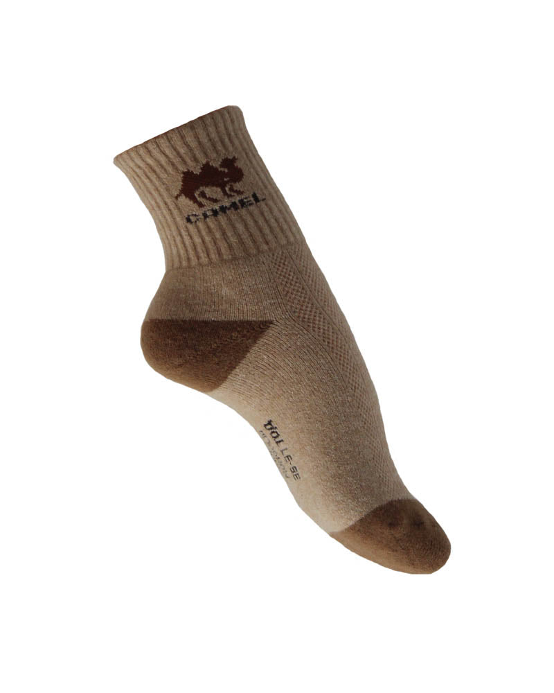 Socken aus Kamelwolle Beige