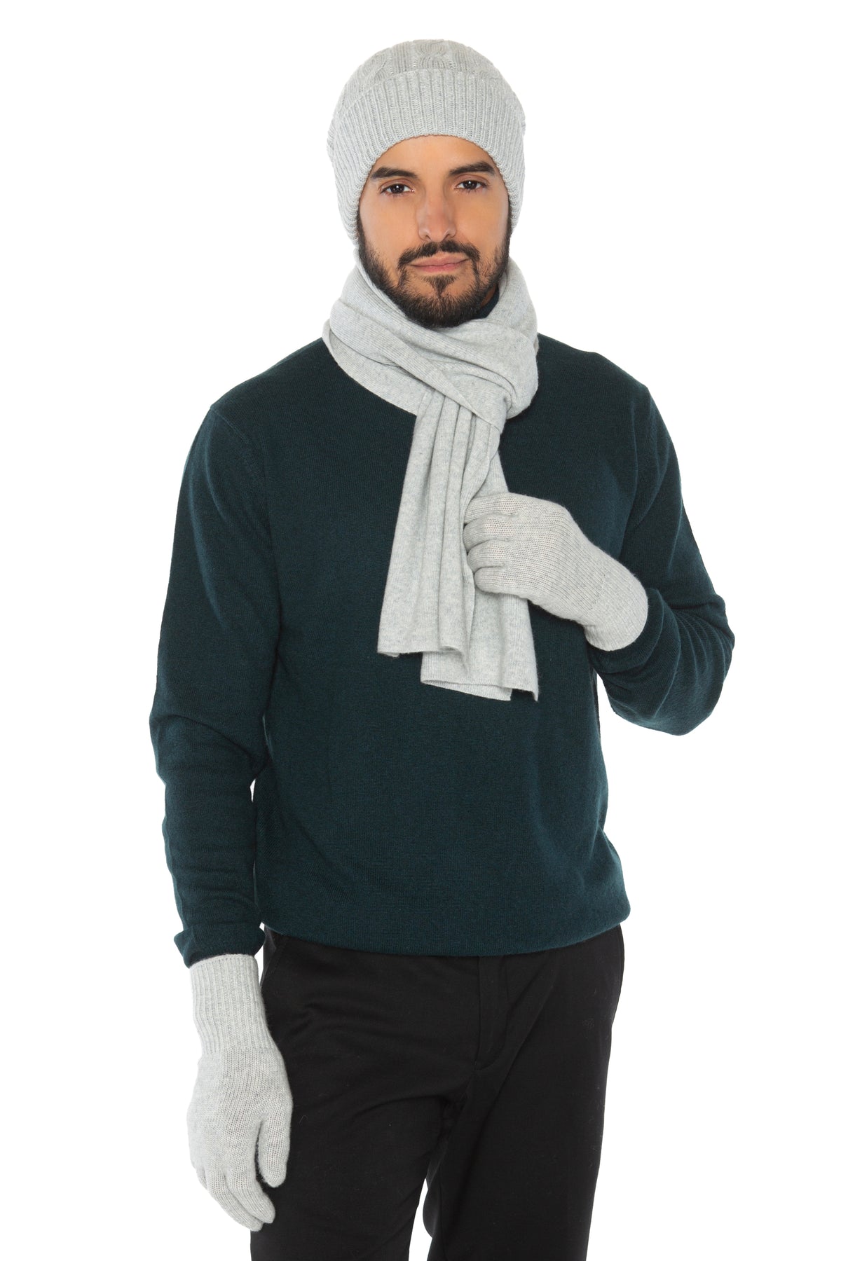 Gerard Geschenkset: Mütze, Handschuhe und Schal aus 100 % Kaschmir