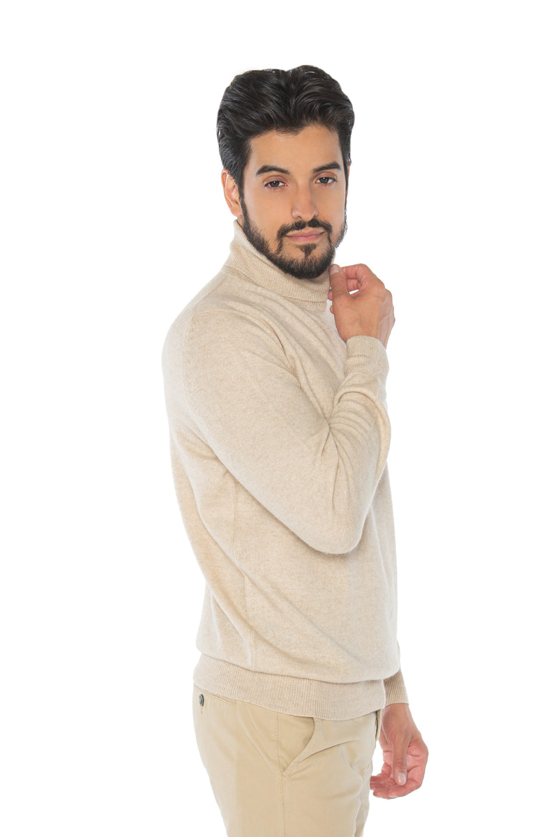 Kaschmir-Rollkragenpullover David