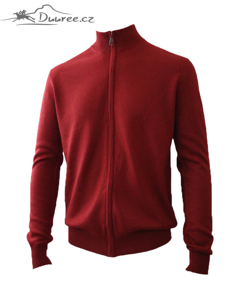 Fiskar-Pullover mit Reißverschluss