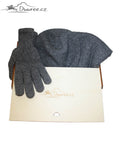 Geschenkset aus Mütze, Handschuhen und Schal aus 100 % Kaschmir