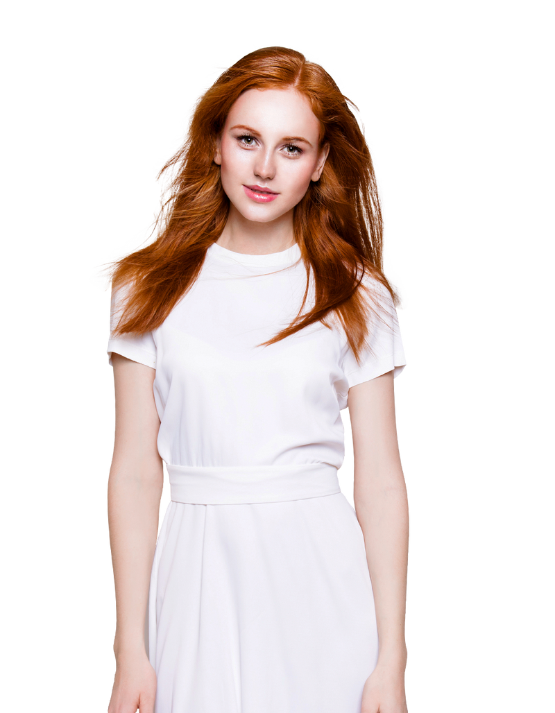 Ein weißes Kleid