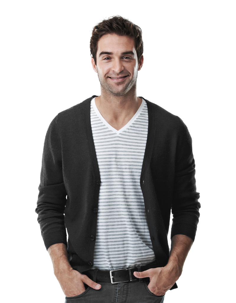 Schwarze Strickjacke