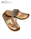 Lederschuhe im Hausgebrauch