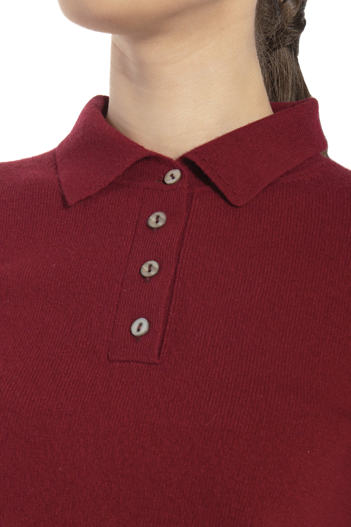 Kaschmirpullover mit Kragen Aisha