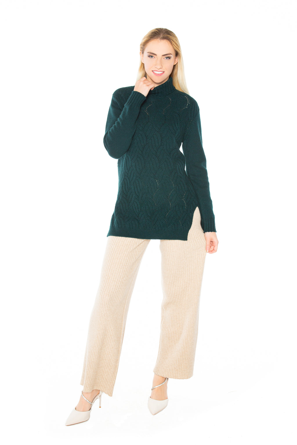Kaschmir-Rollkragenpullover Genevieve