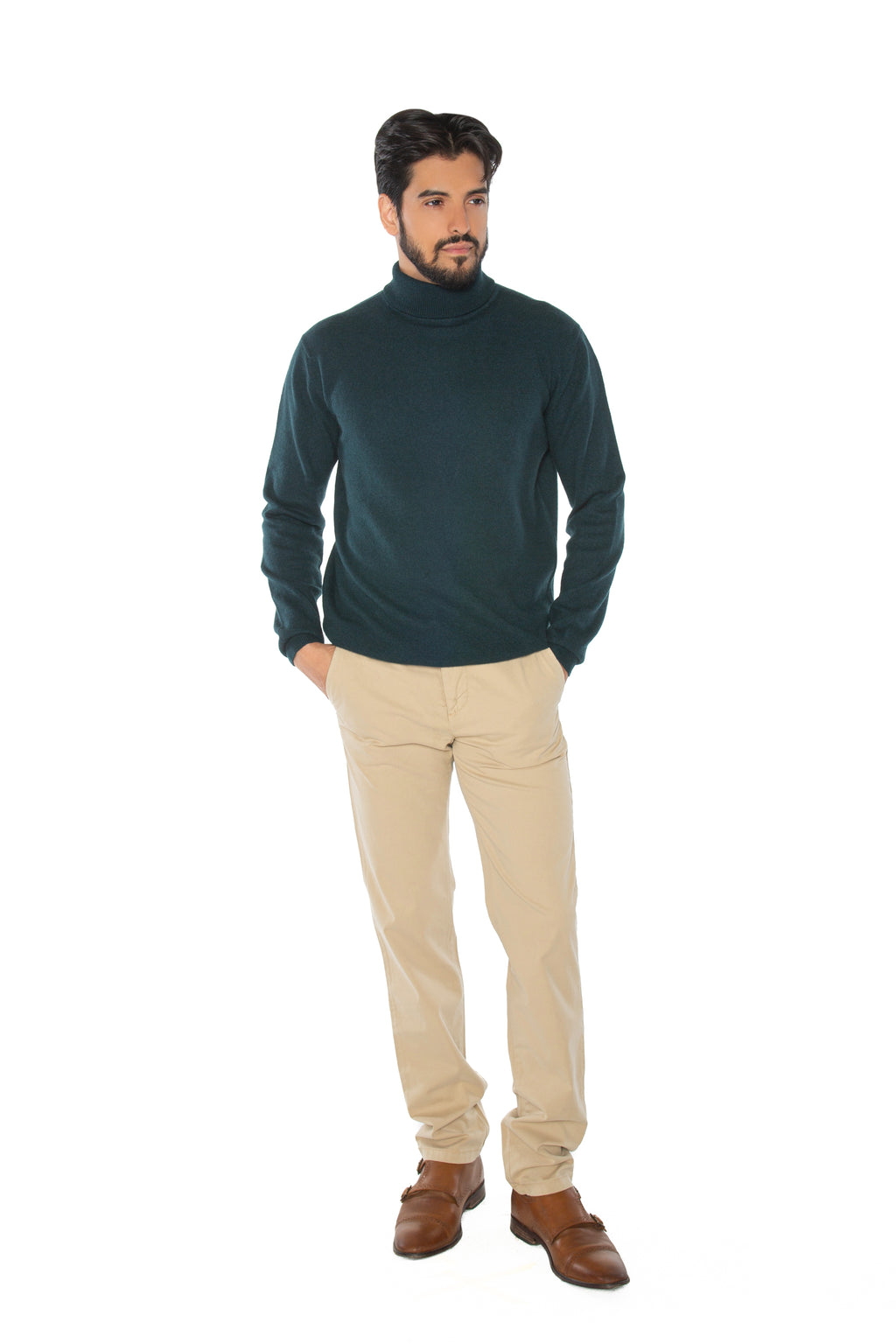 Kaschmir-Rollkragenpullover David