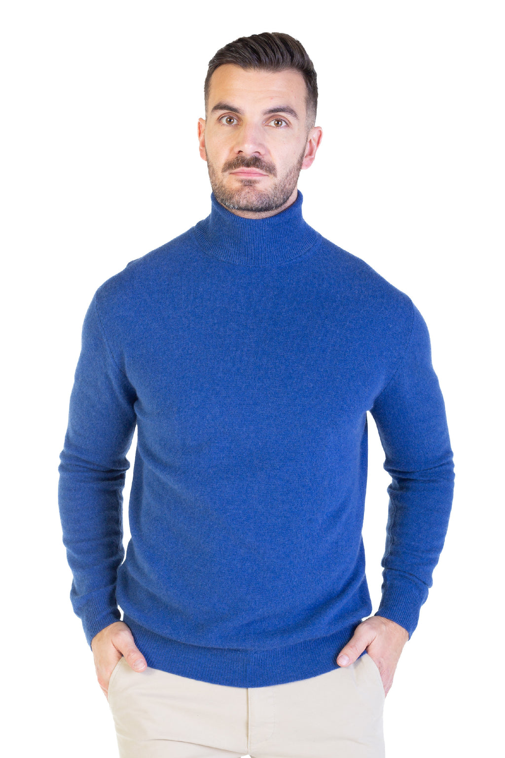 Kaschmir-Rollkragenpullover David