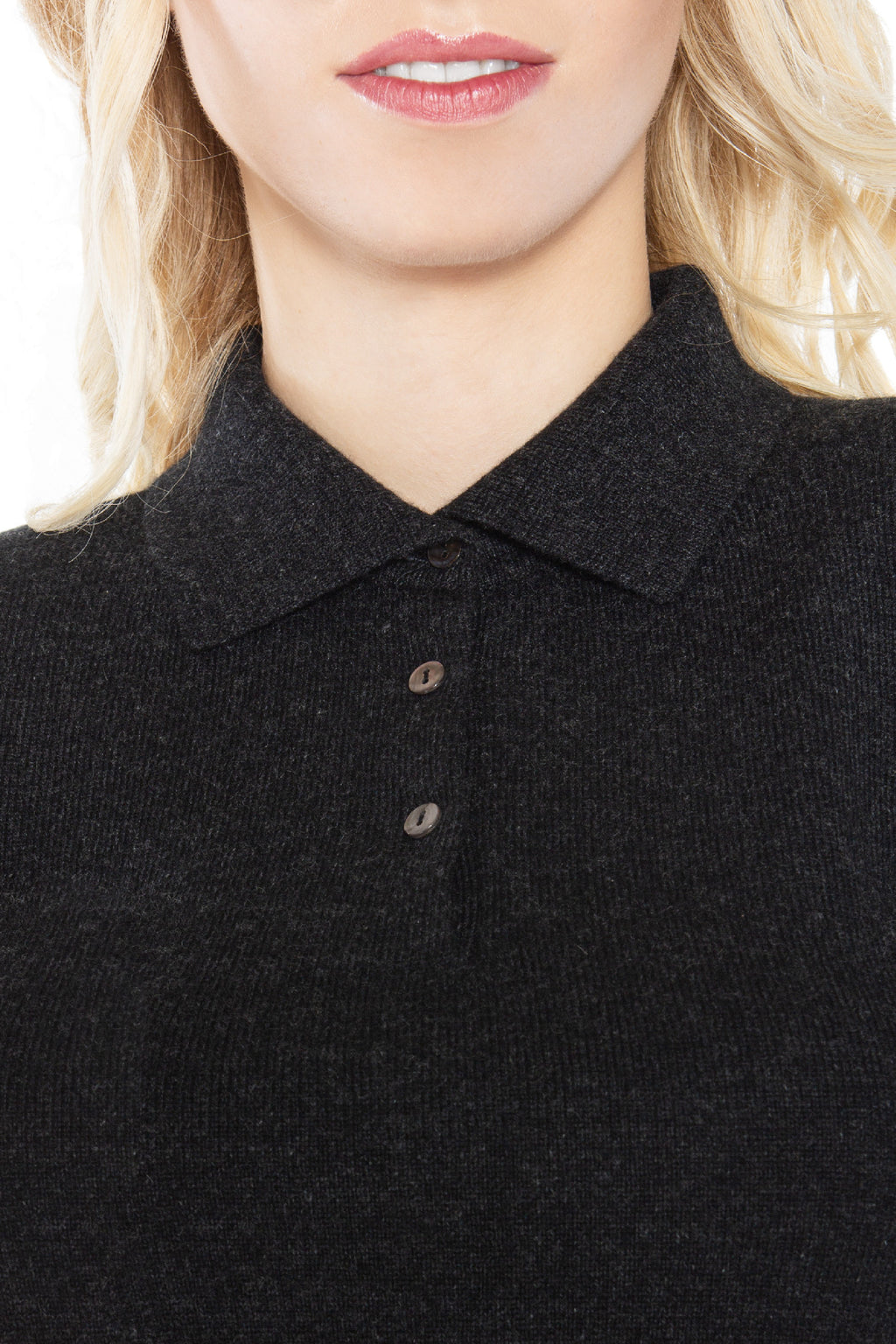 Kaschmirpullover mit Kragen Aisha