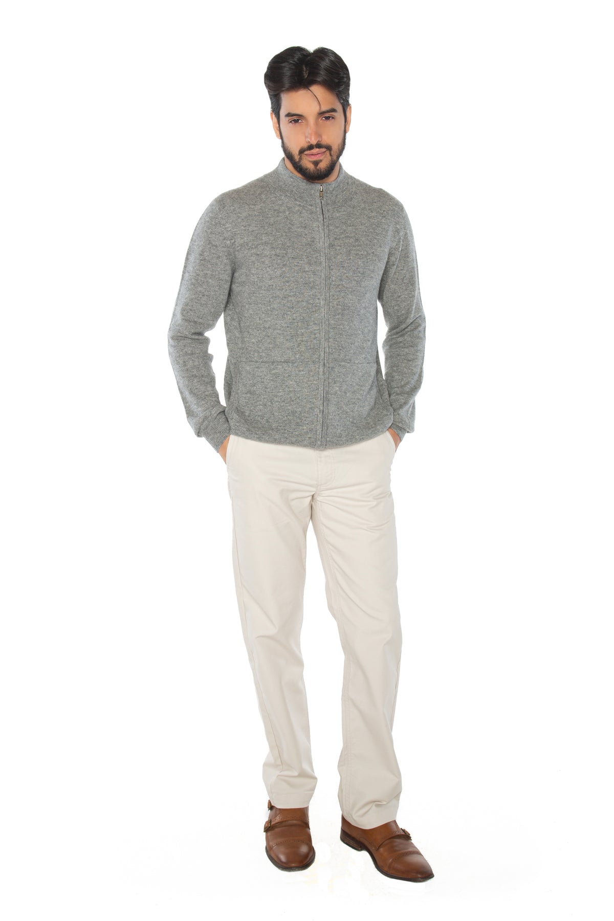 Kaschmirpullover Mark mit Taschen
