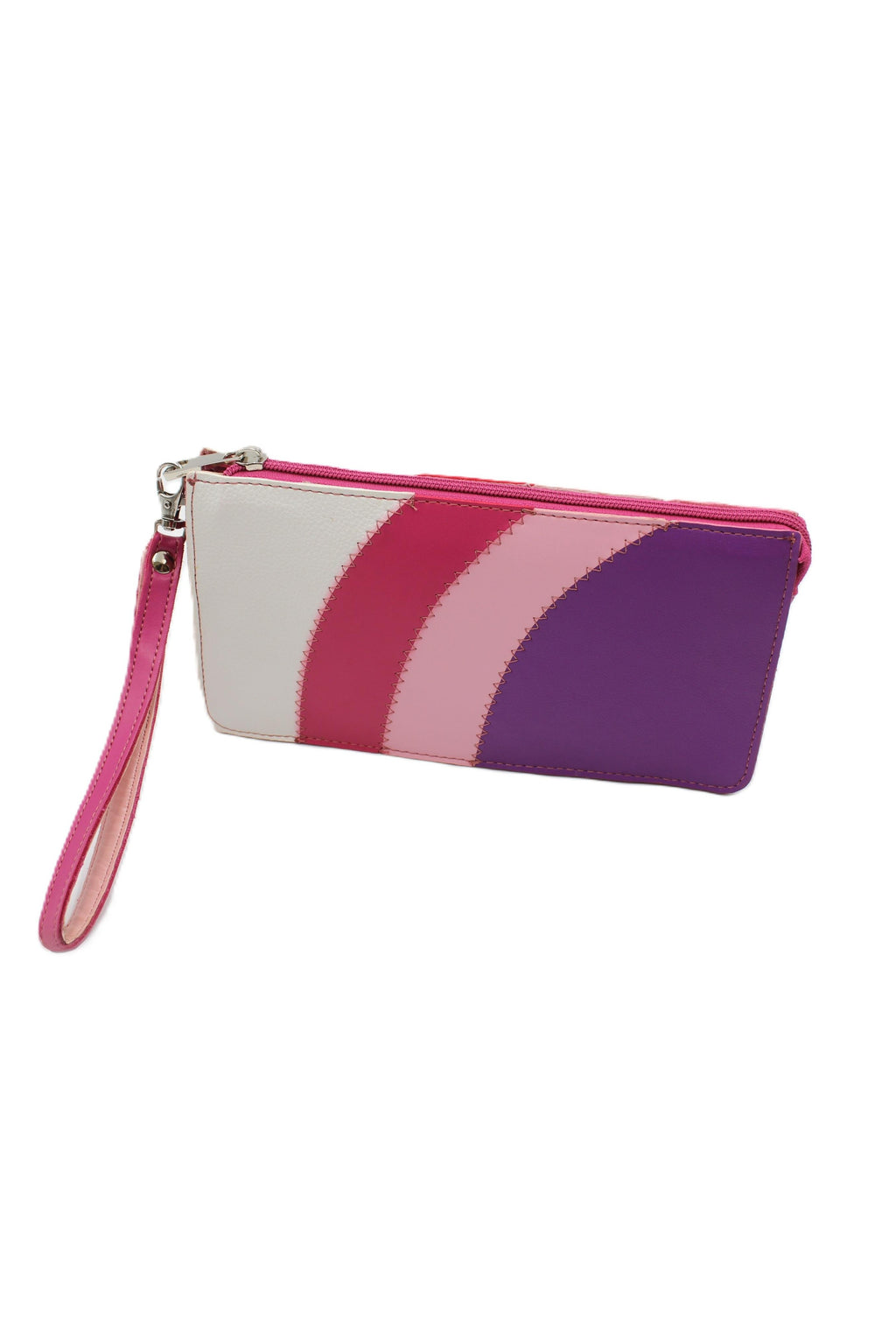 Buntes Leder-Clutch-Étui