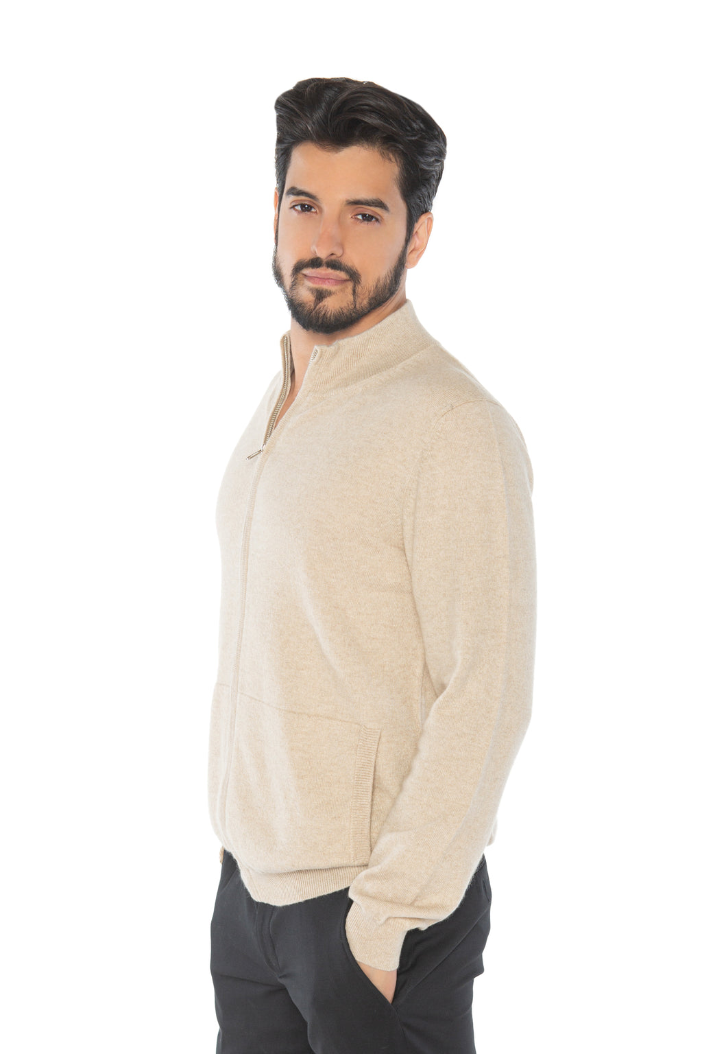 Kaschmirpullover Mark mit Taschen