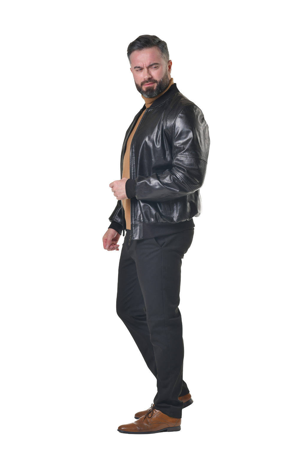 Lederbomberjacke Classic Charlie