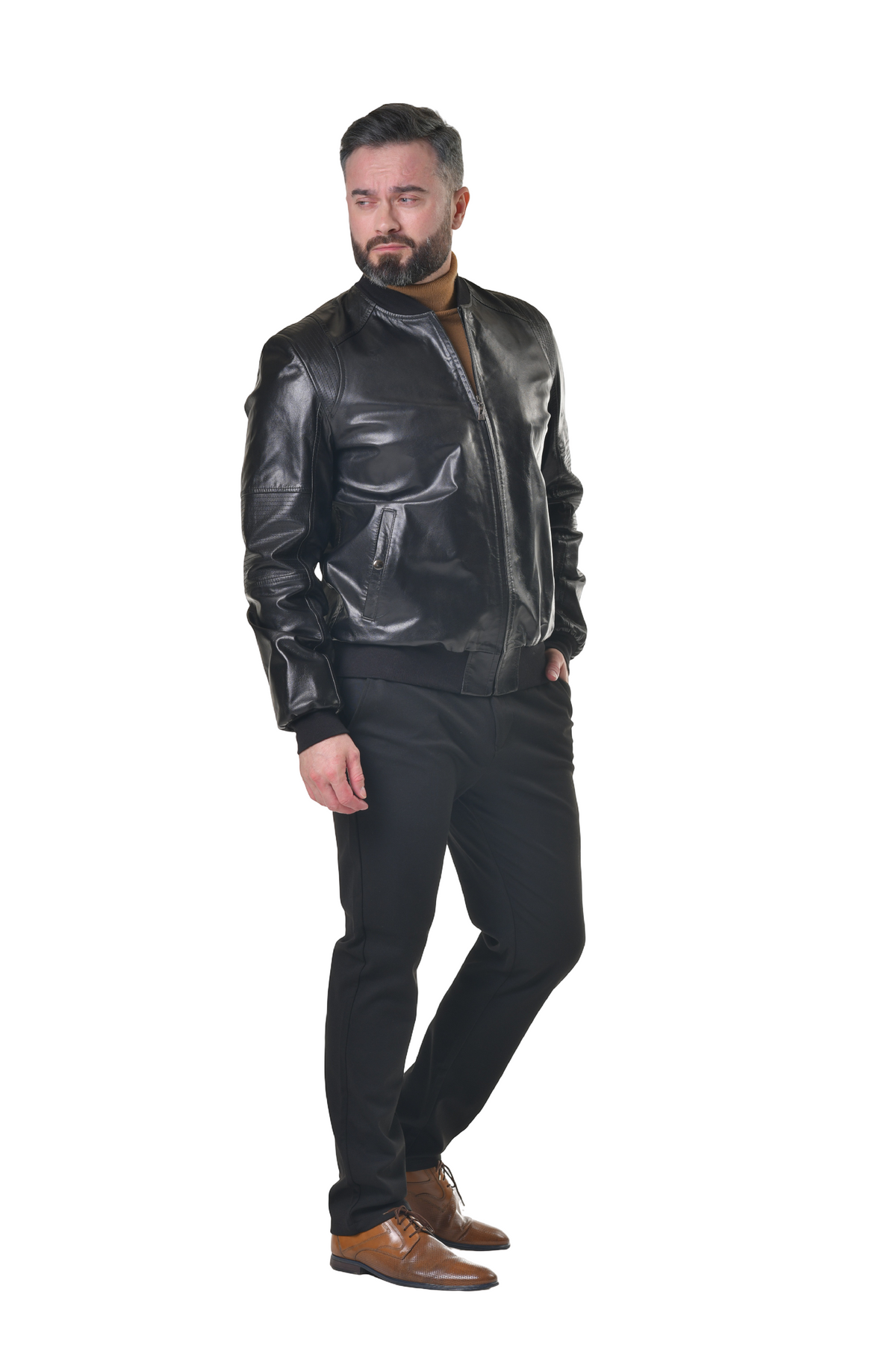 Lederbomberjacke Classic Charlie