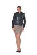 Leder-Bomberjacke Classic Chloe